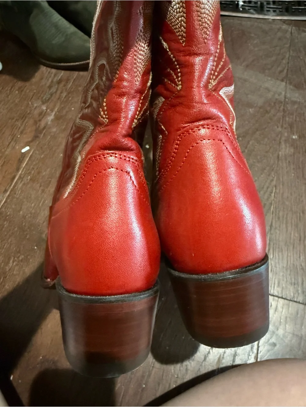 Tecovas Red Over-the-Knee Western Boots